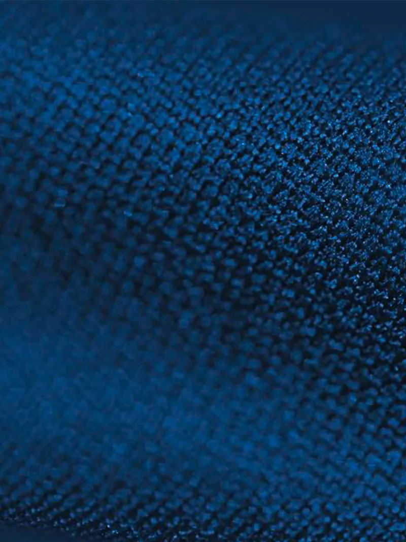 1.0 Collarless Dress Shirt Long Sleeve - Navy Blue