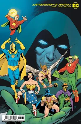 11/29/2022 JUSTICE SOCIETY OF AMERICA #1 CVR E INC 1:50 STEVE LIEBER FOIL CARD STOCK VAR