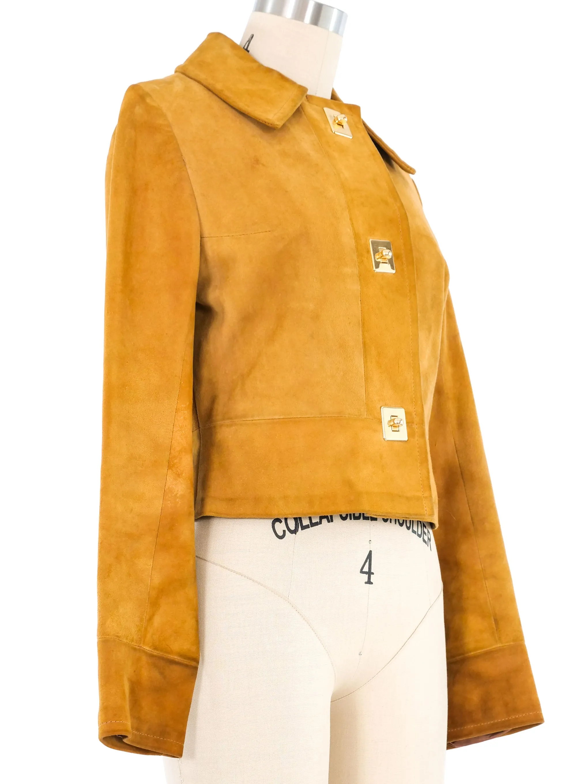 1970s Cropped Suede Jacket