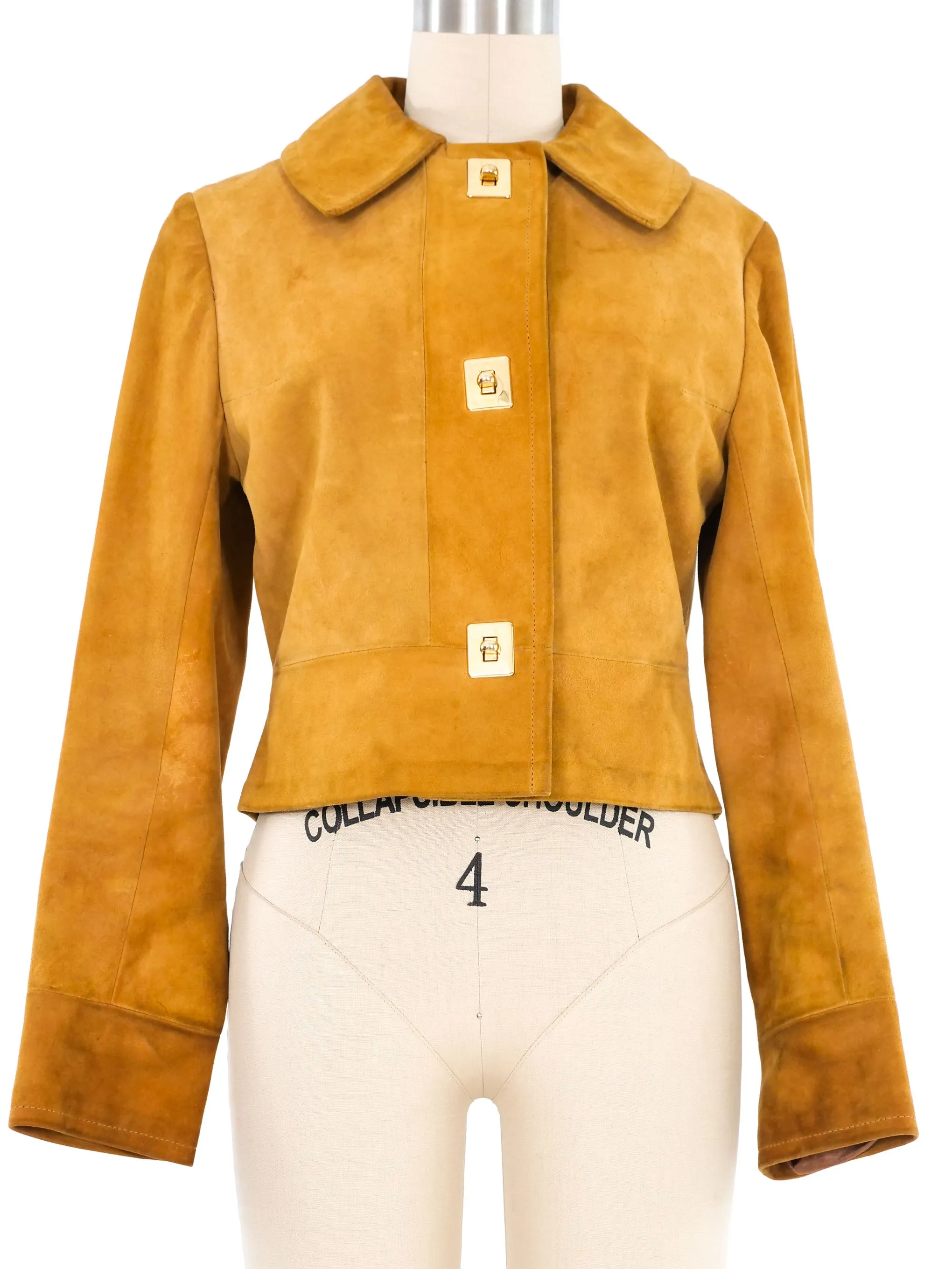 1970s Cropped Suede Jacket