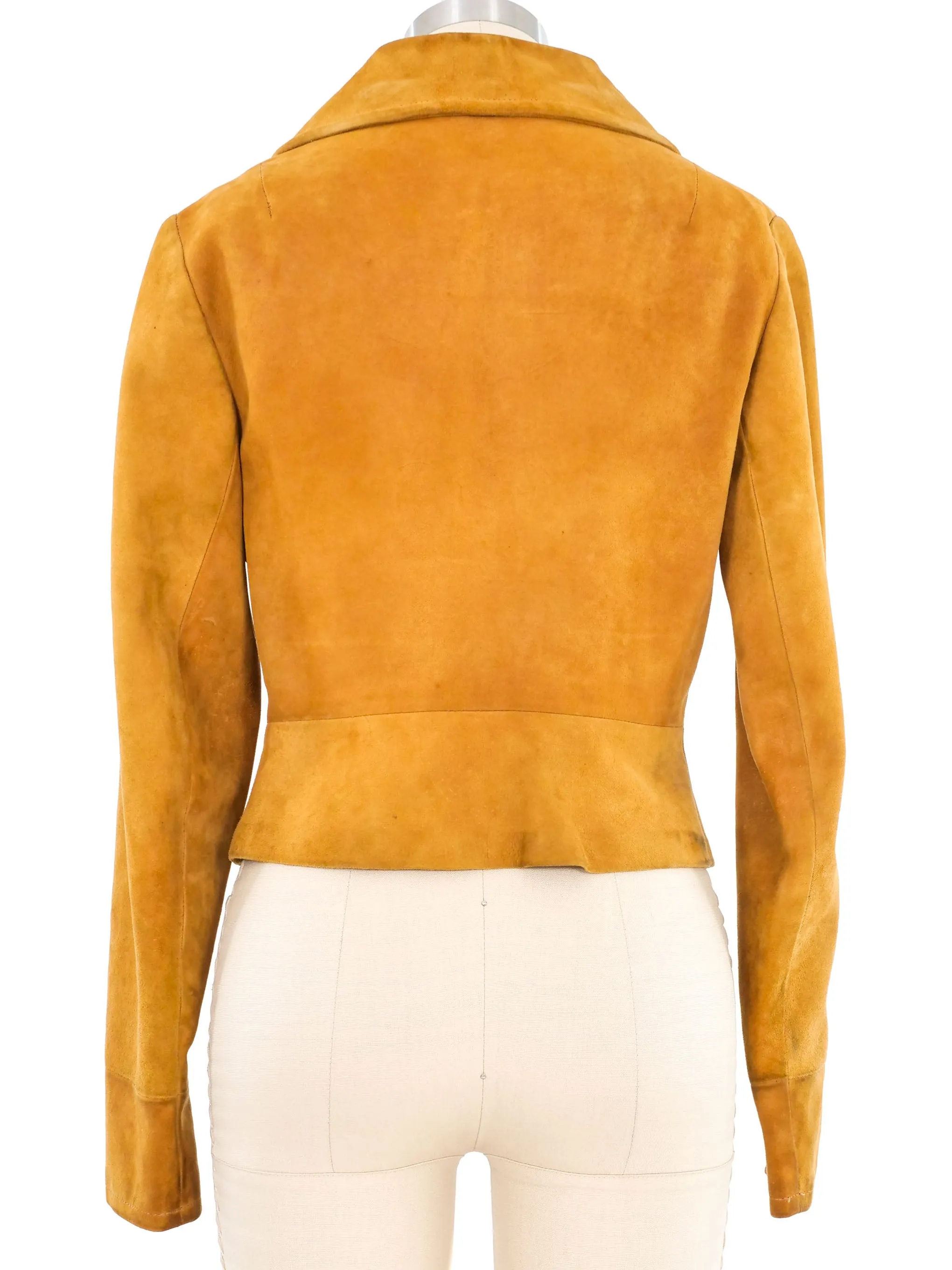 1970s Cropped Suede Jacket