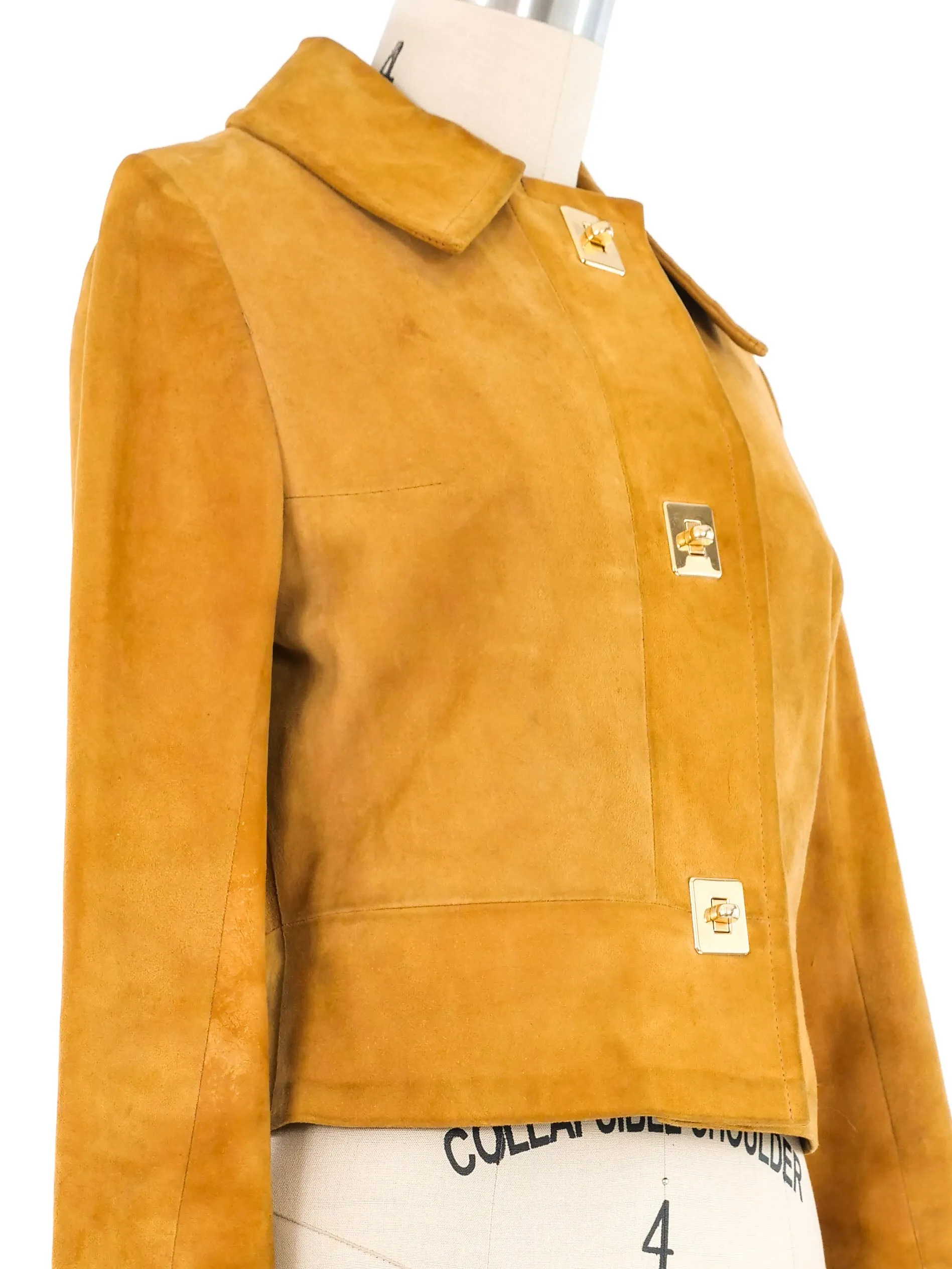 1970s Cropped Suede Jacket