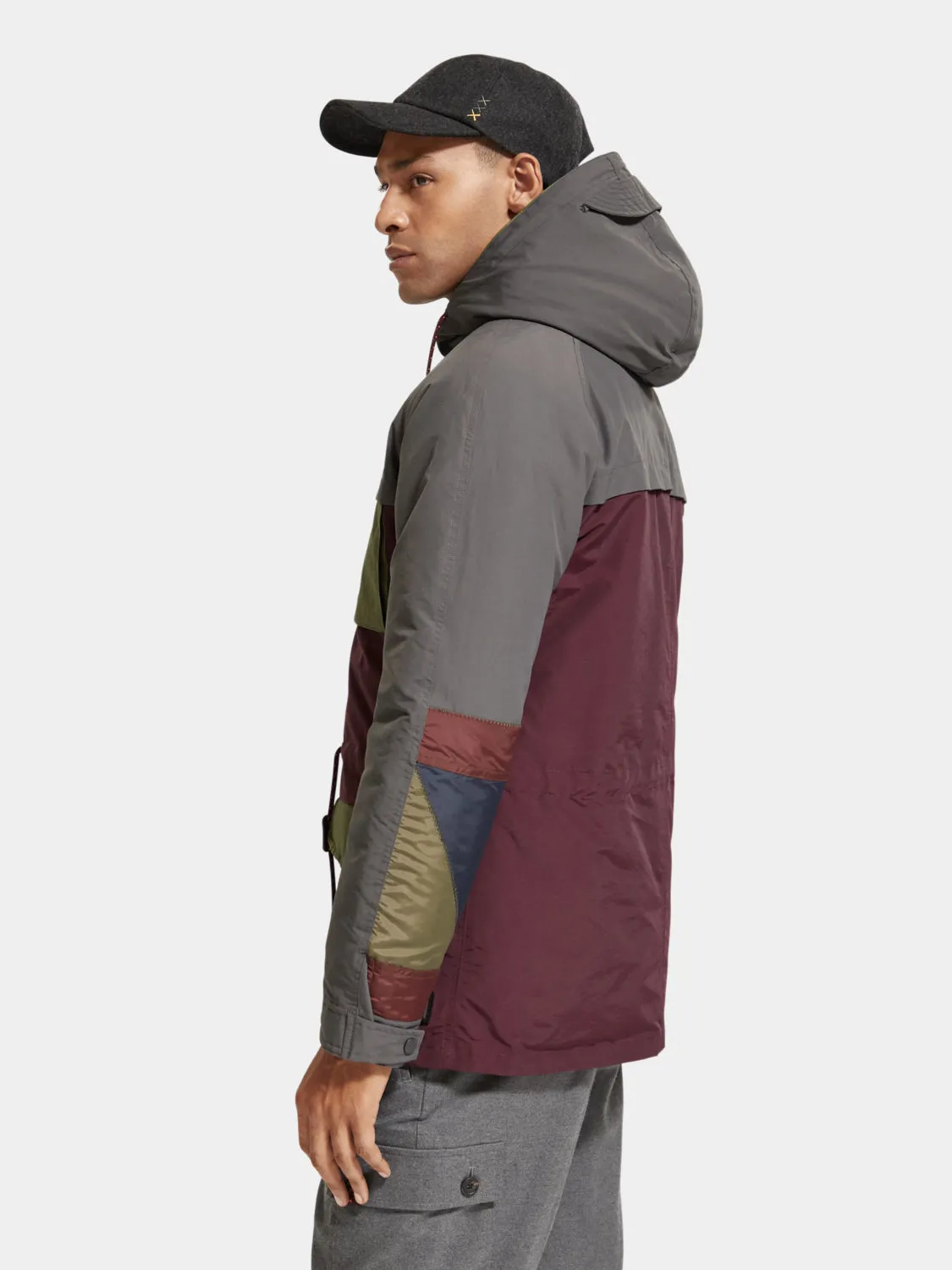 2 in 1 mid-length parka