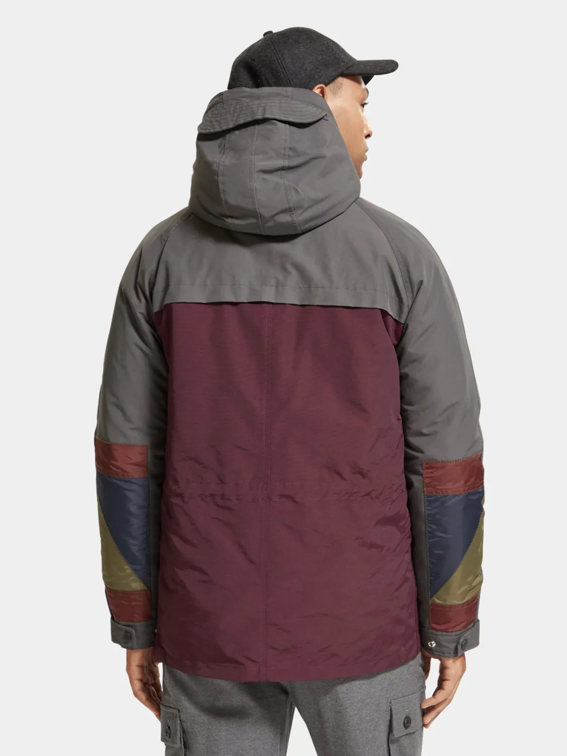2 in 1 mid-length parka