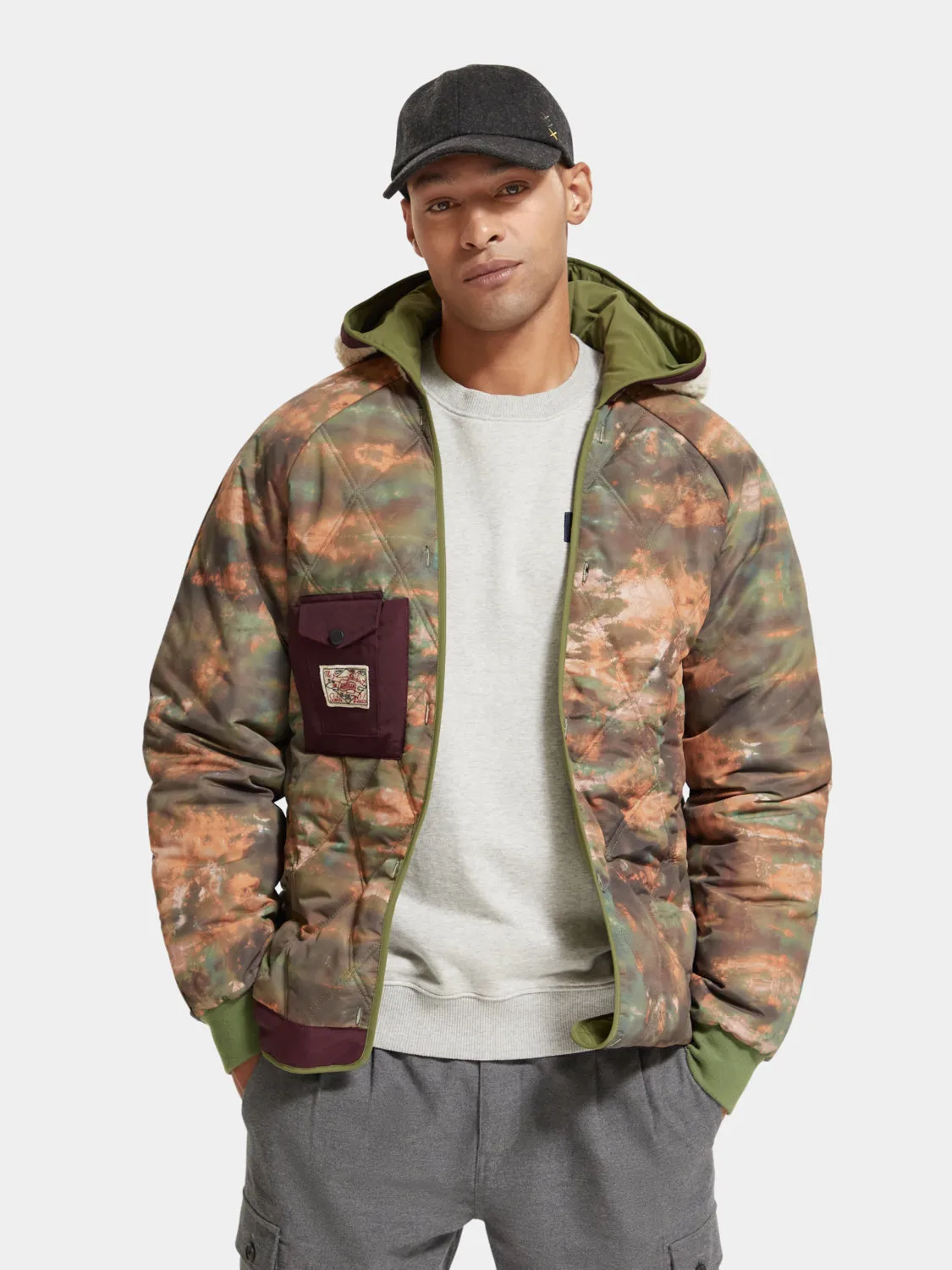2 in 1 mid-length parka
