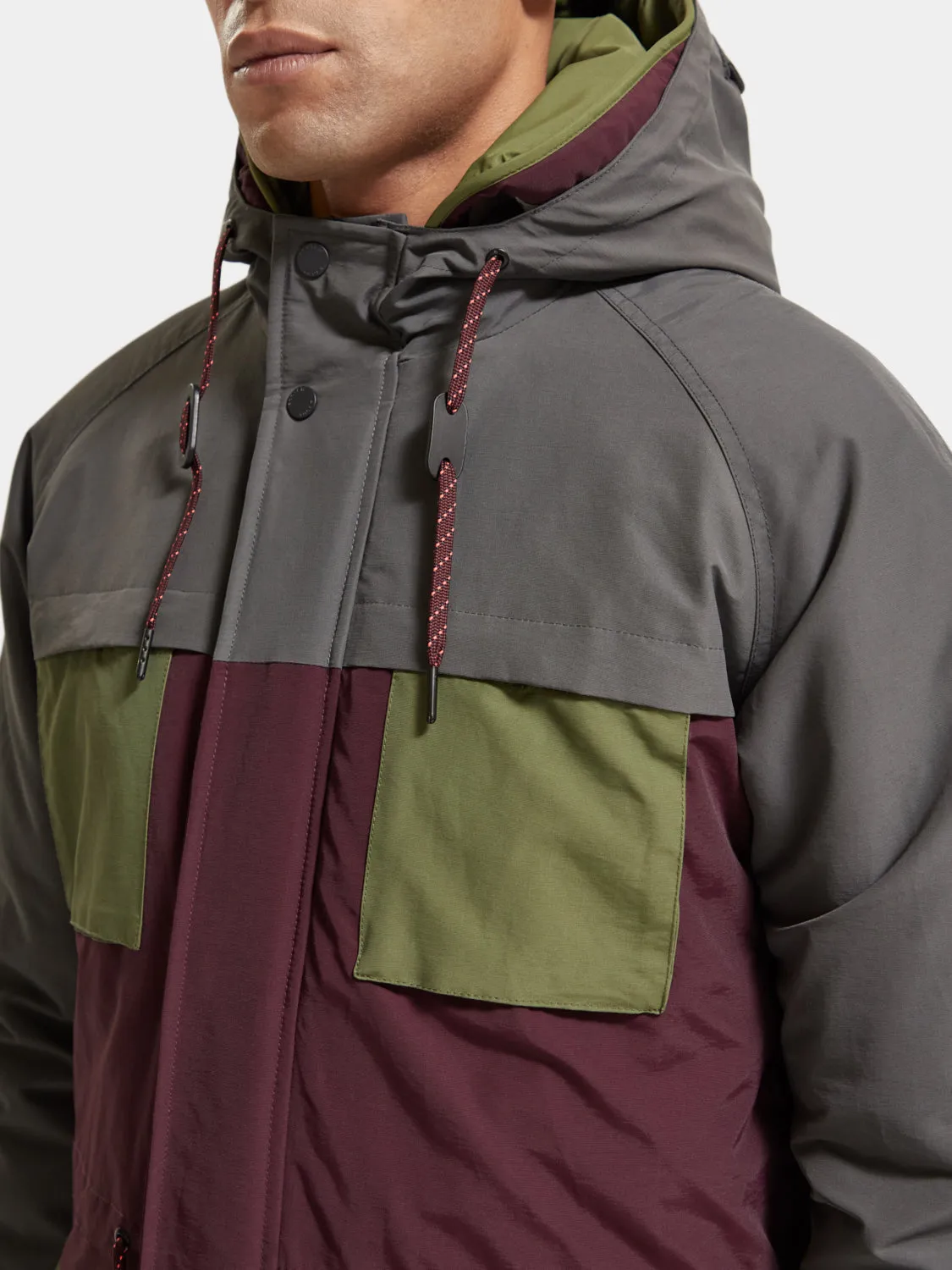 2 in 1 mid-length parka