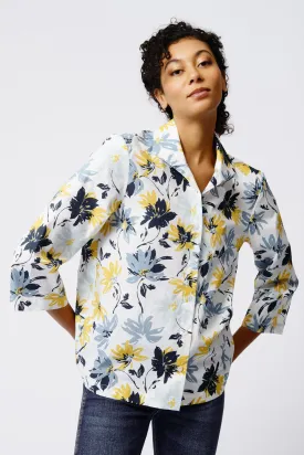 3/4 Sleeve Ginna - Seafoam Floral