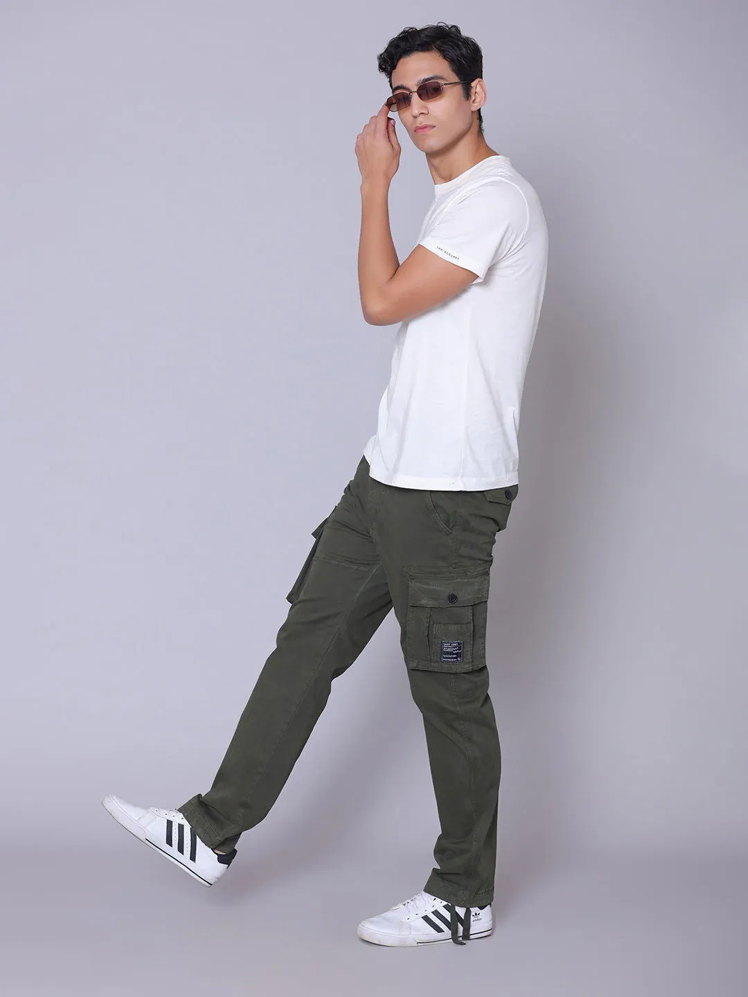 7 Pockets Cargo-Dark Green