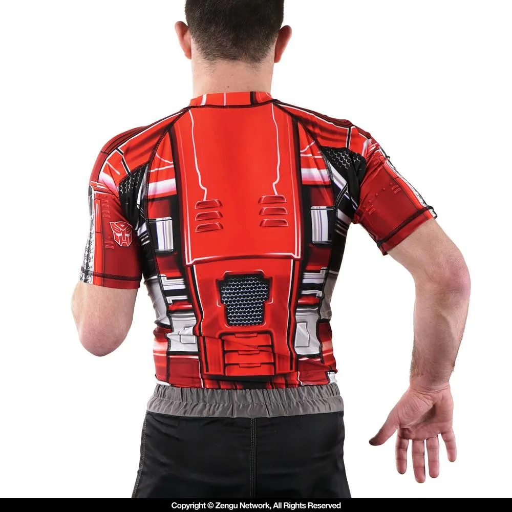 93brand x 80s Tee "Optimus Prime" Rash Guard