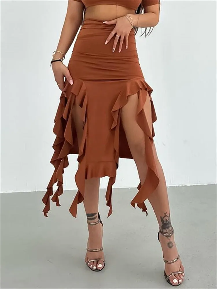 A Beautiful Weekend Midi Skirt