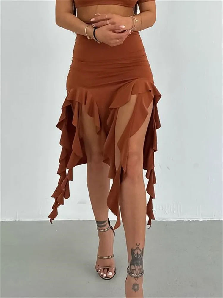A Beautiful Weekend Midi Skirt
