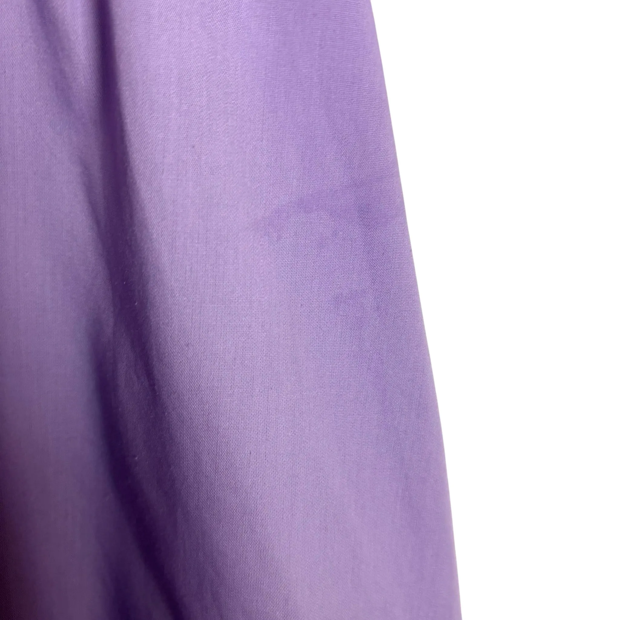 Abercrombie & Fitch Purple Pleated Bodice and Ruffle Sleeves Dress- Size L (see notes)