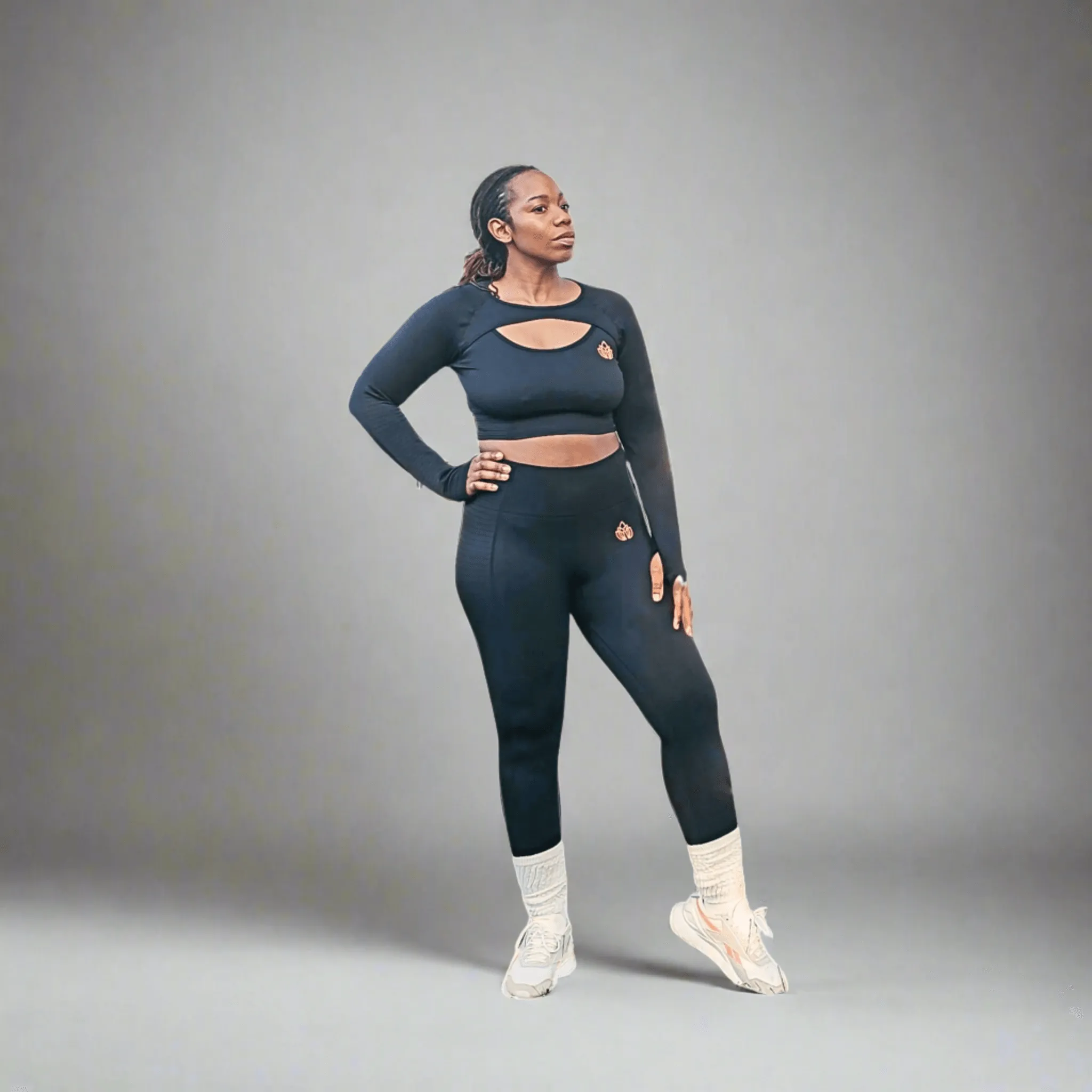 Allure  High Waist Legging-Black