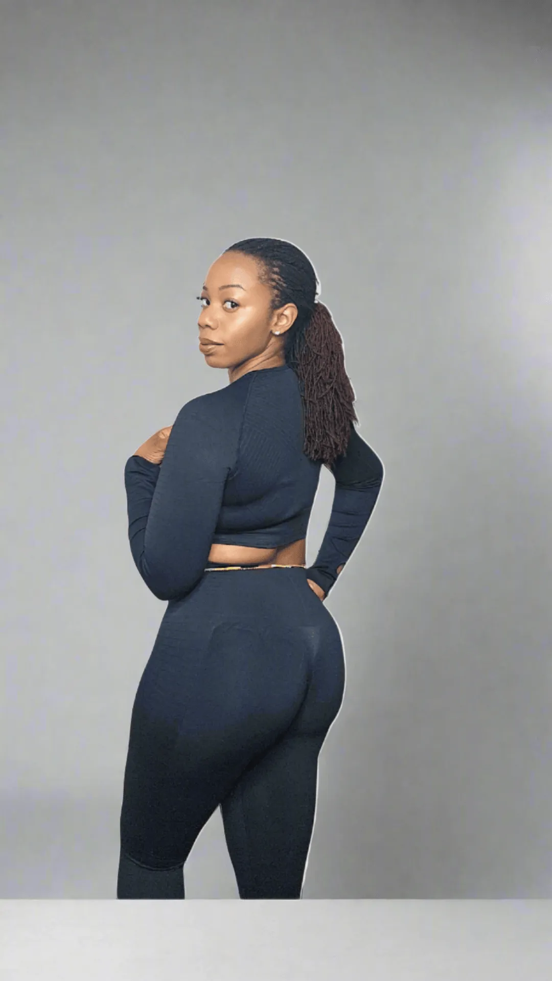 Allure  High Waist Legging-Black