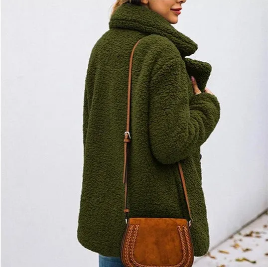 ALMA - Double-Breasted Teddy Coat