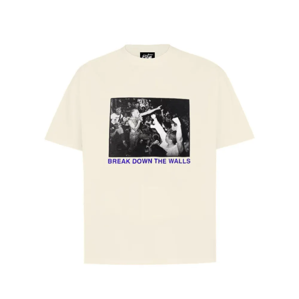 “American hip-hop loose trendy brand print” T-shirt