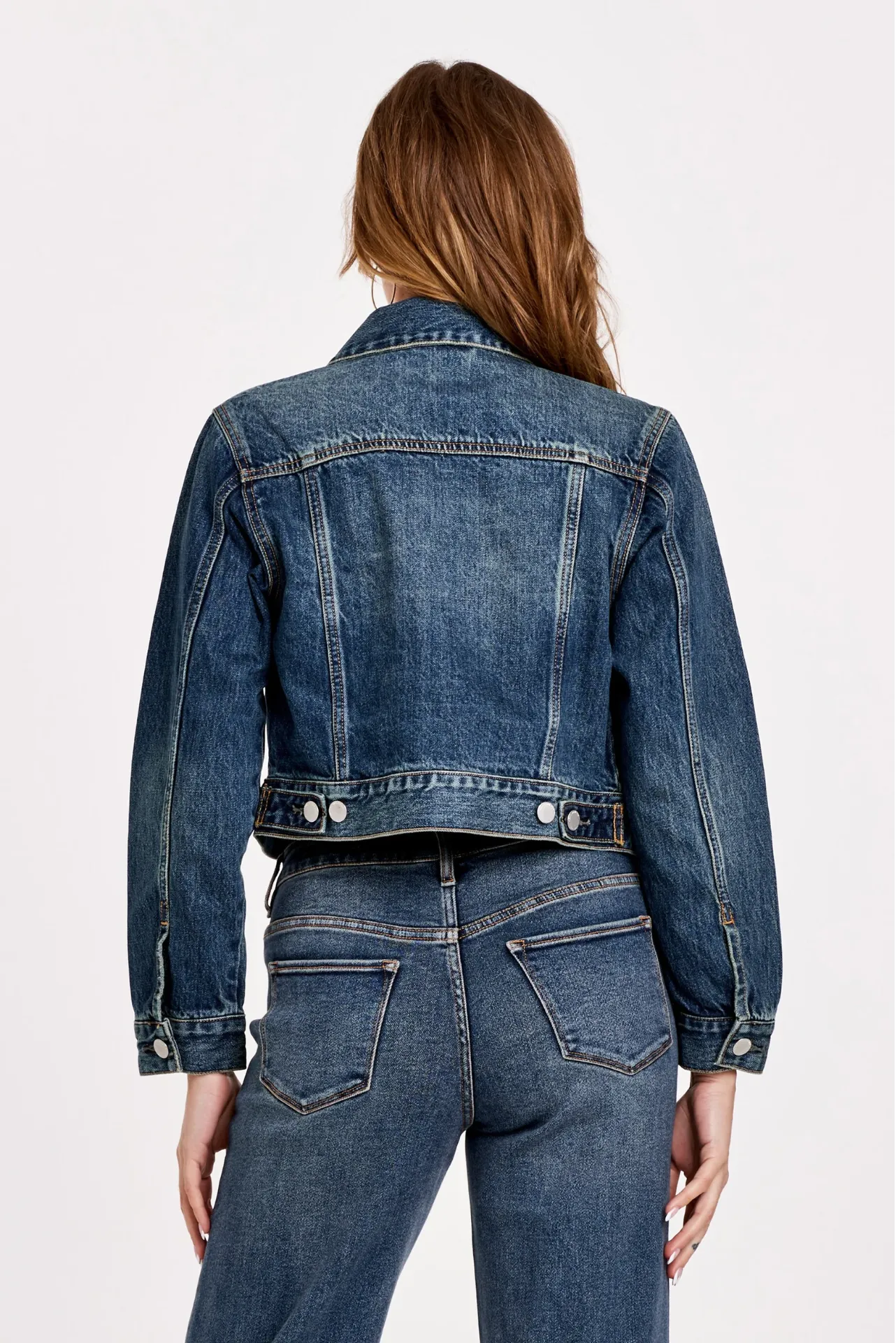 Annabelle Cropped Denim Jacket