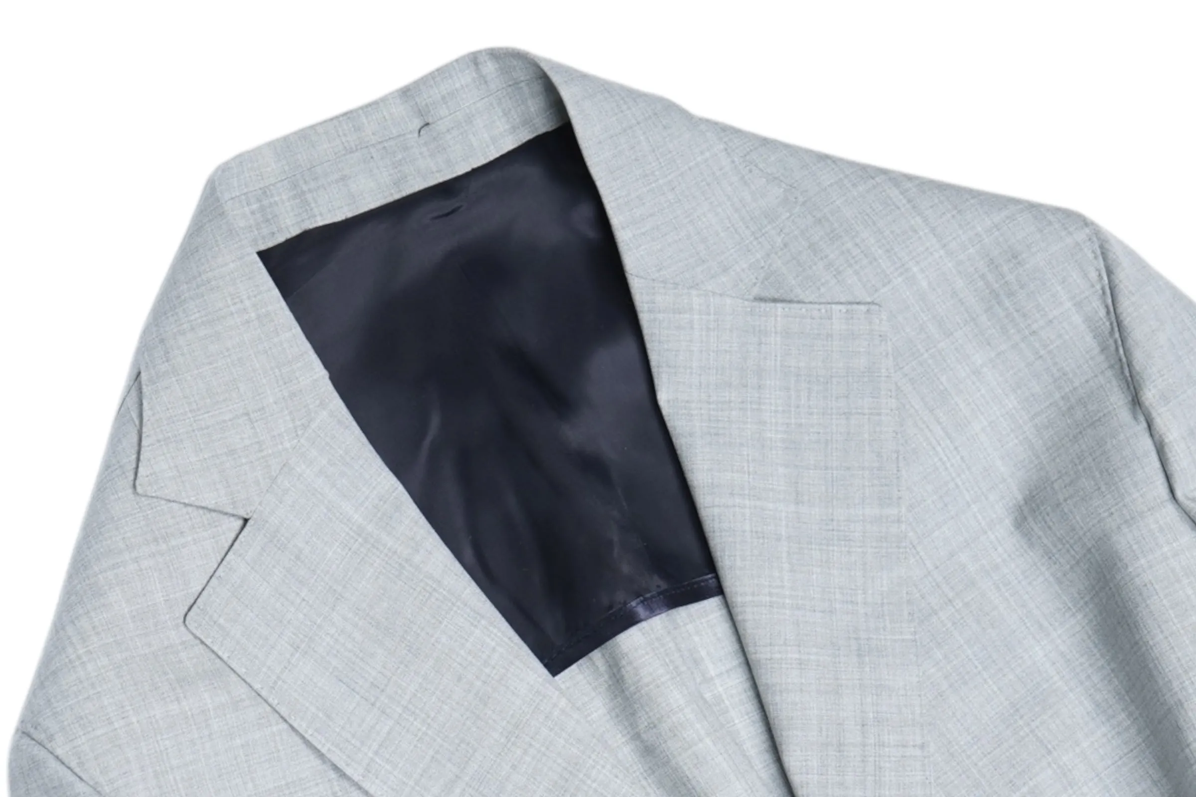 Barba Napoli - Light Grey Virgin Wool Sports jacket 52