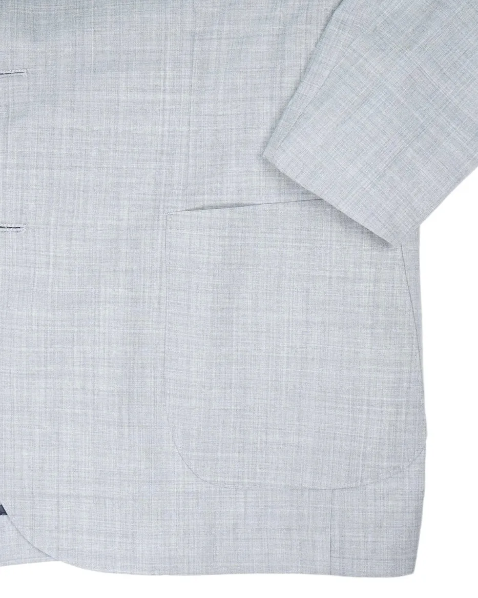 Barba Napoli - Light Grey Virgin Wool Sports jacket 52