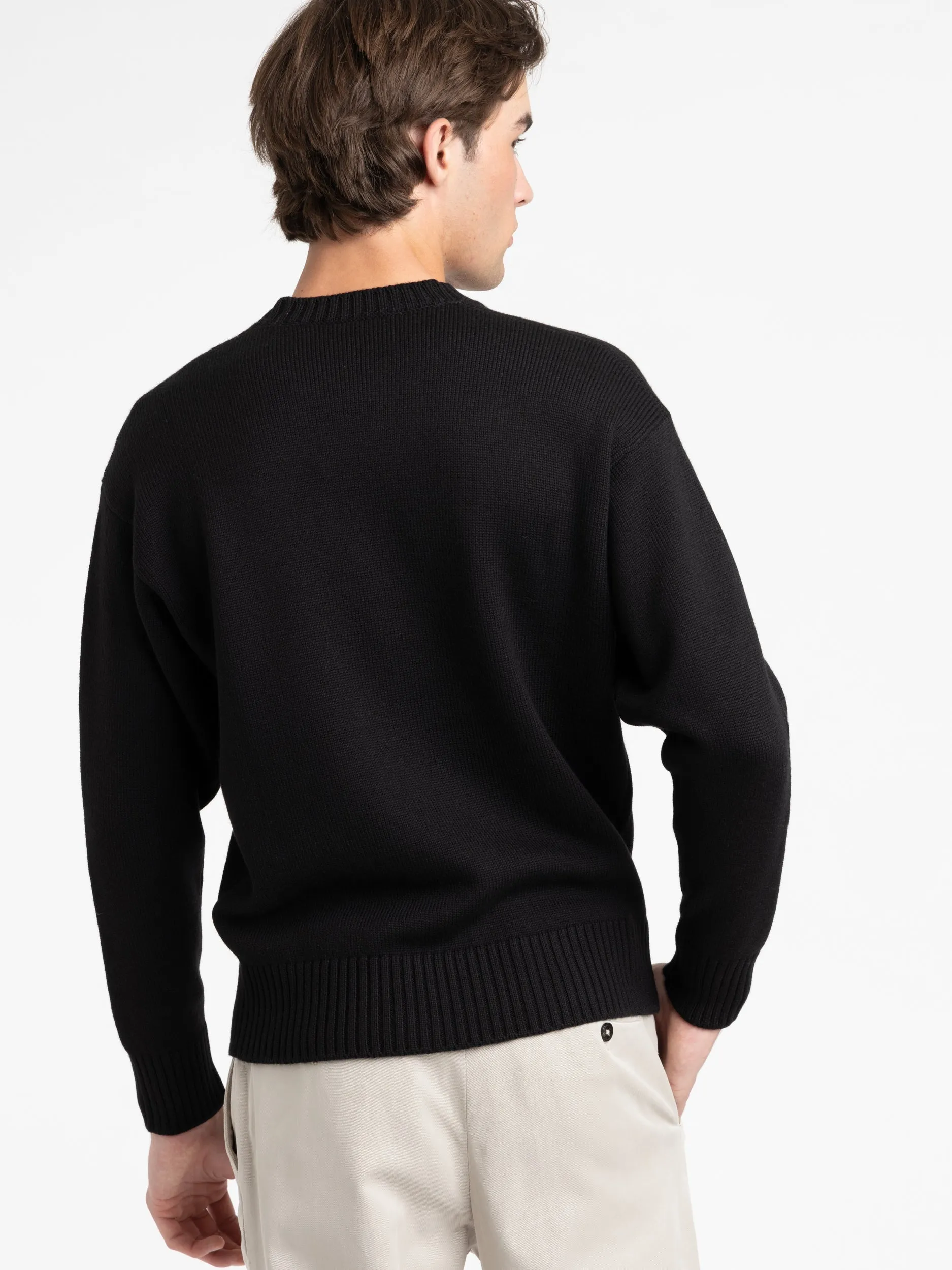 Black Crewneck Sweater