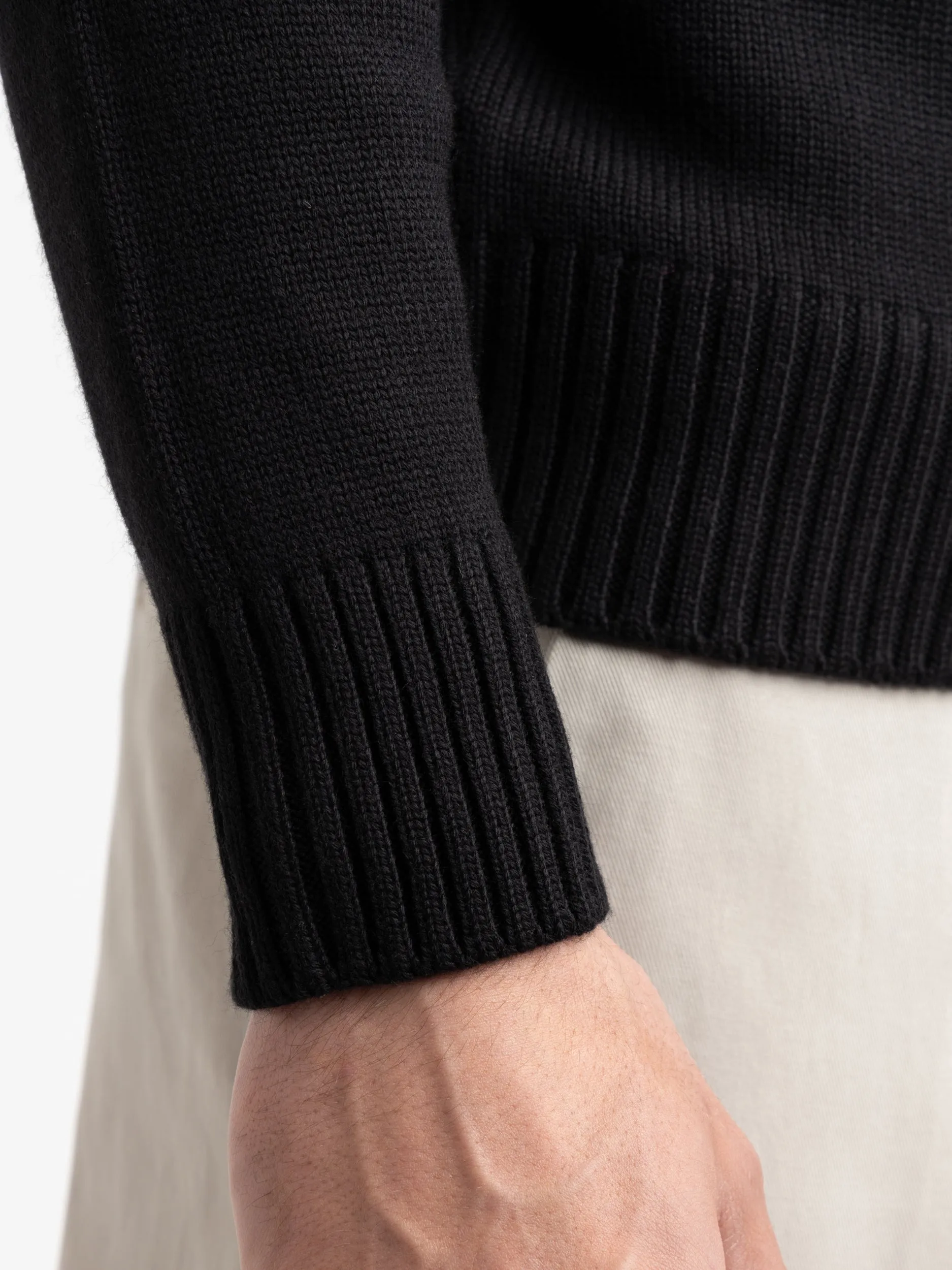 Black Crewneck Sweater
