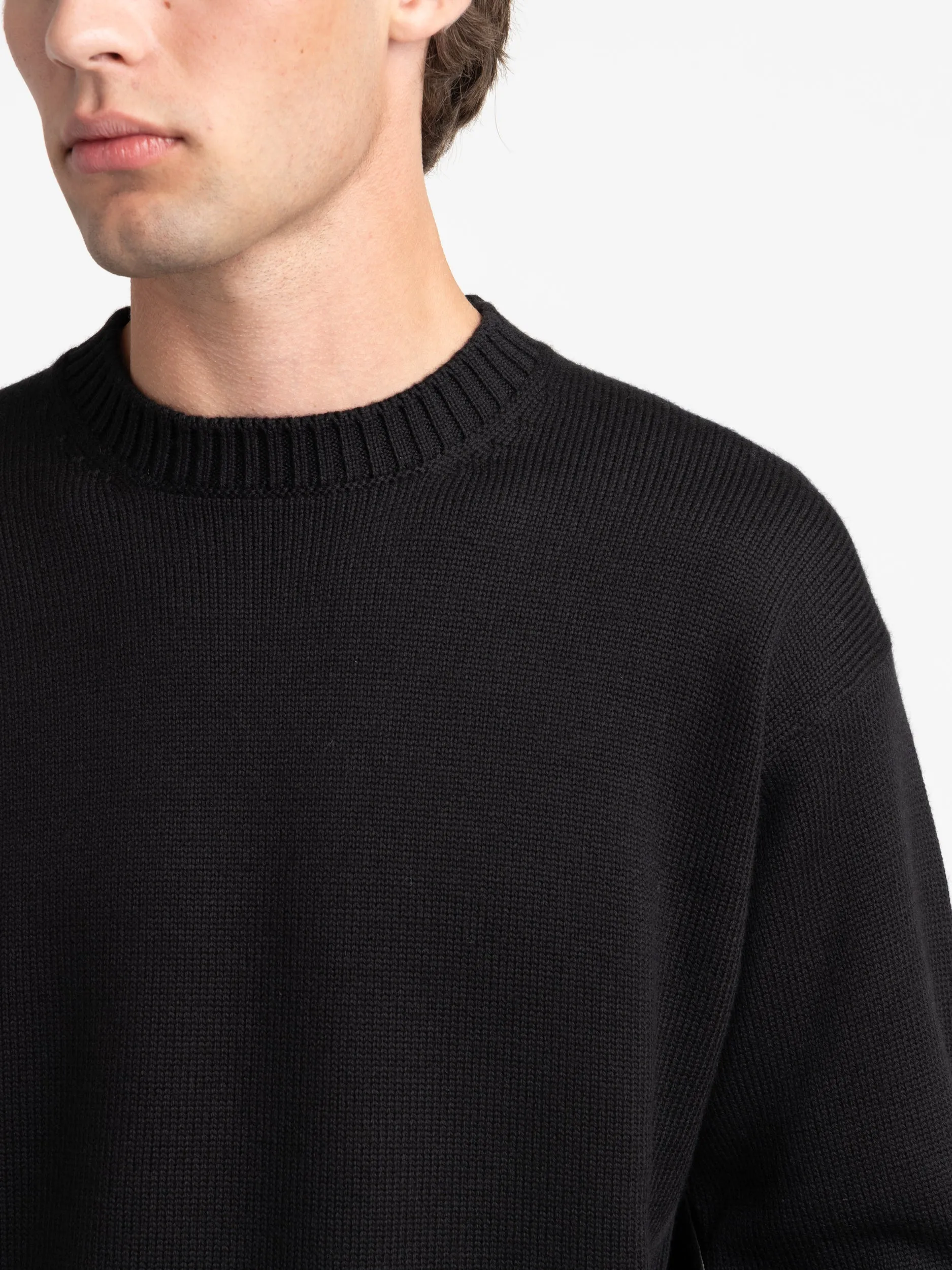 Black Crewneck Sweater