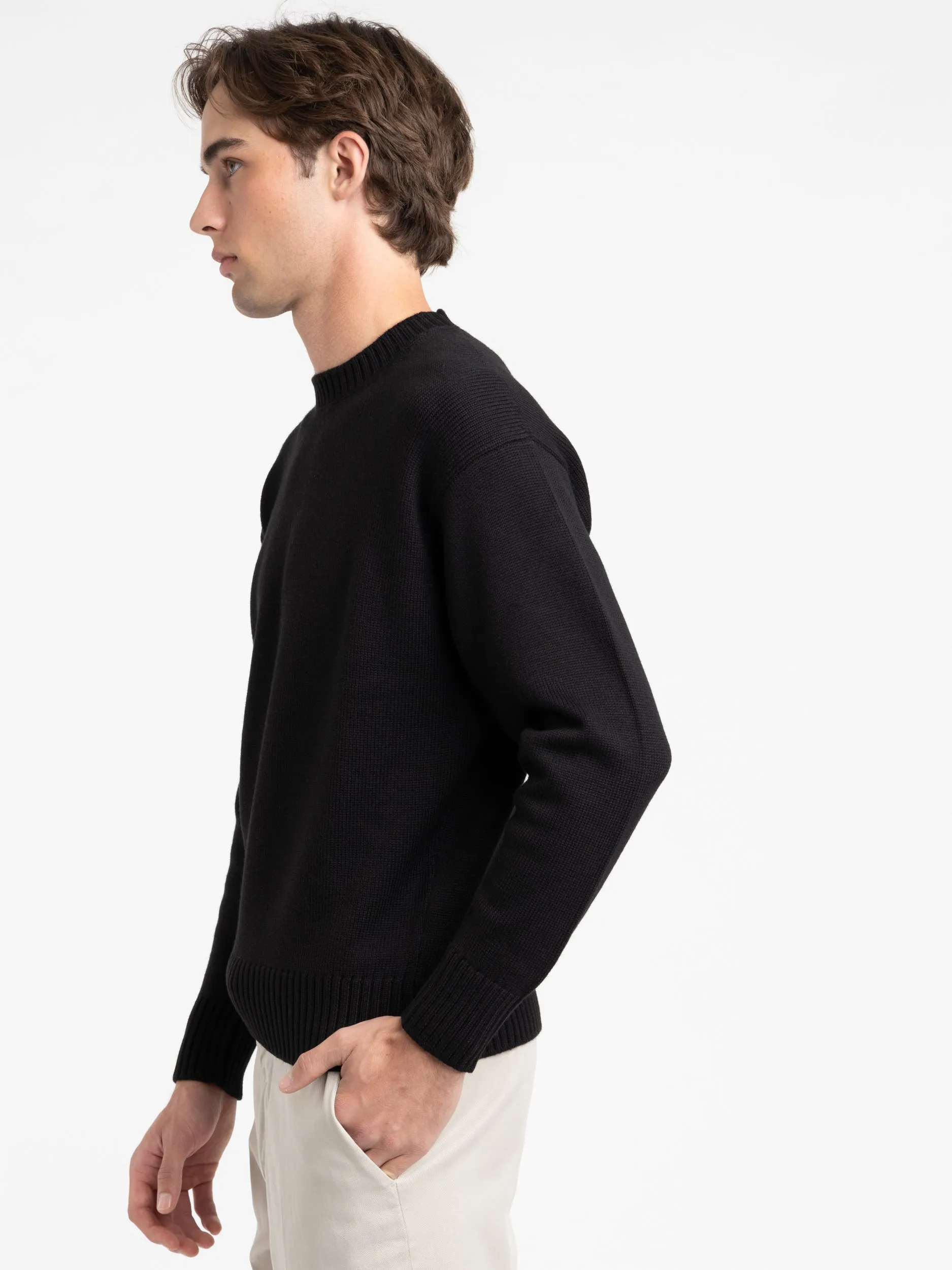 Black Crewneck Sweater