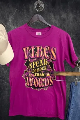 CC VIBES SPEAK LOUDER THAN WORDS - BOYSENBERRY CC VIBES SPEAK LOUDER THAN WORDS - BOYSENBERRY