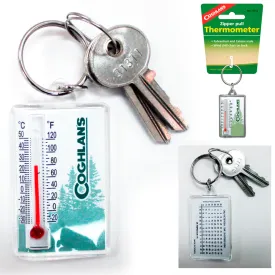 Coghlans Zipper Pull Thermometer Temperature Outdoor Mini Portable Keychain Camp