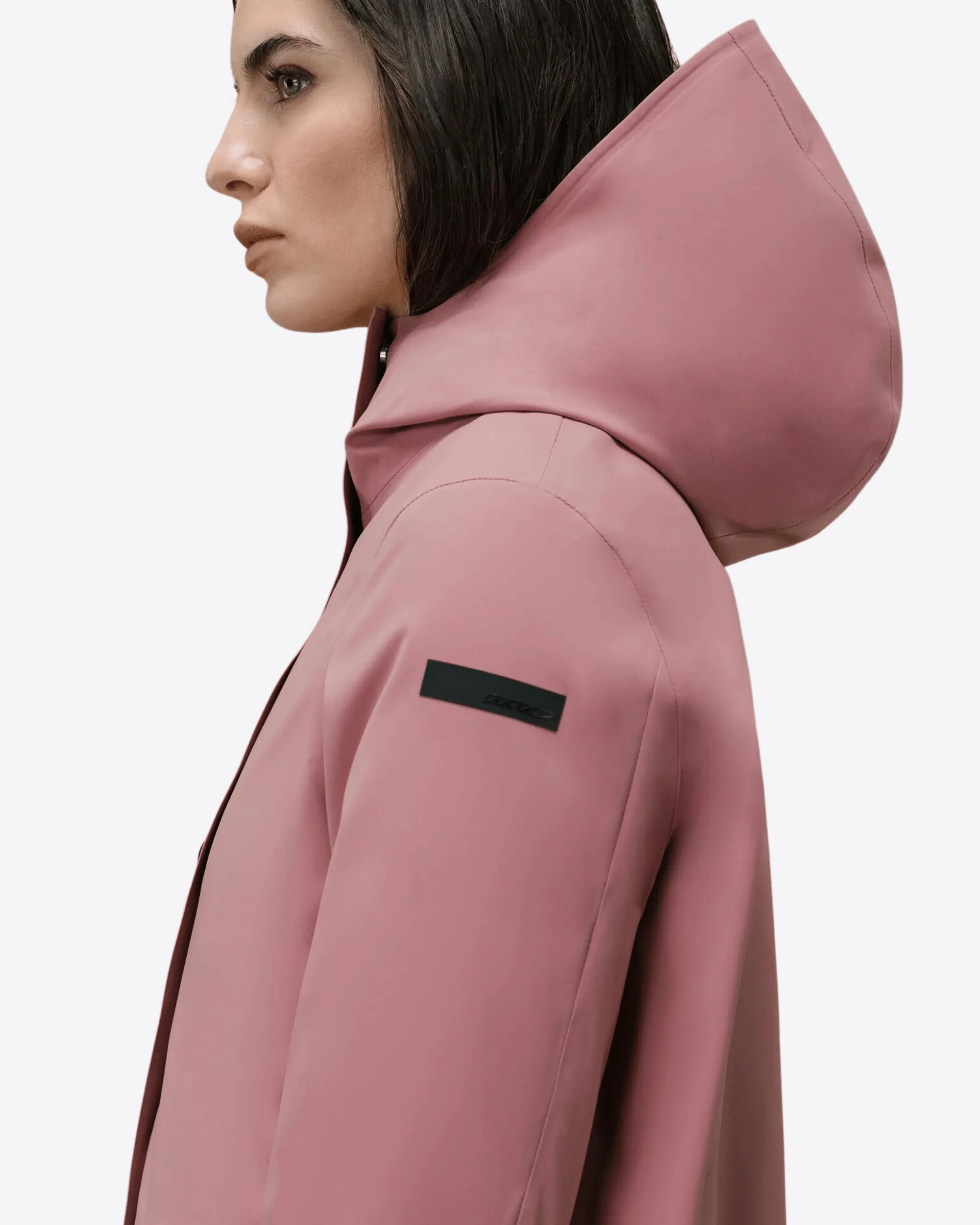 COLOR DETACHABLE PARKA SHORT WOM JKT