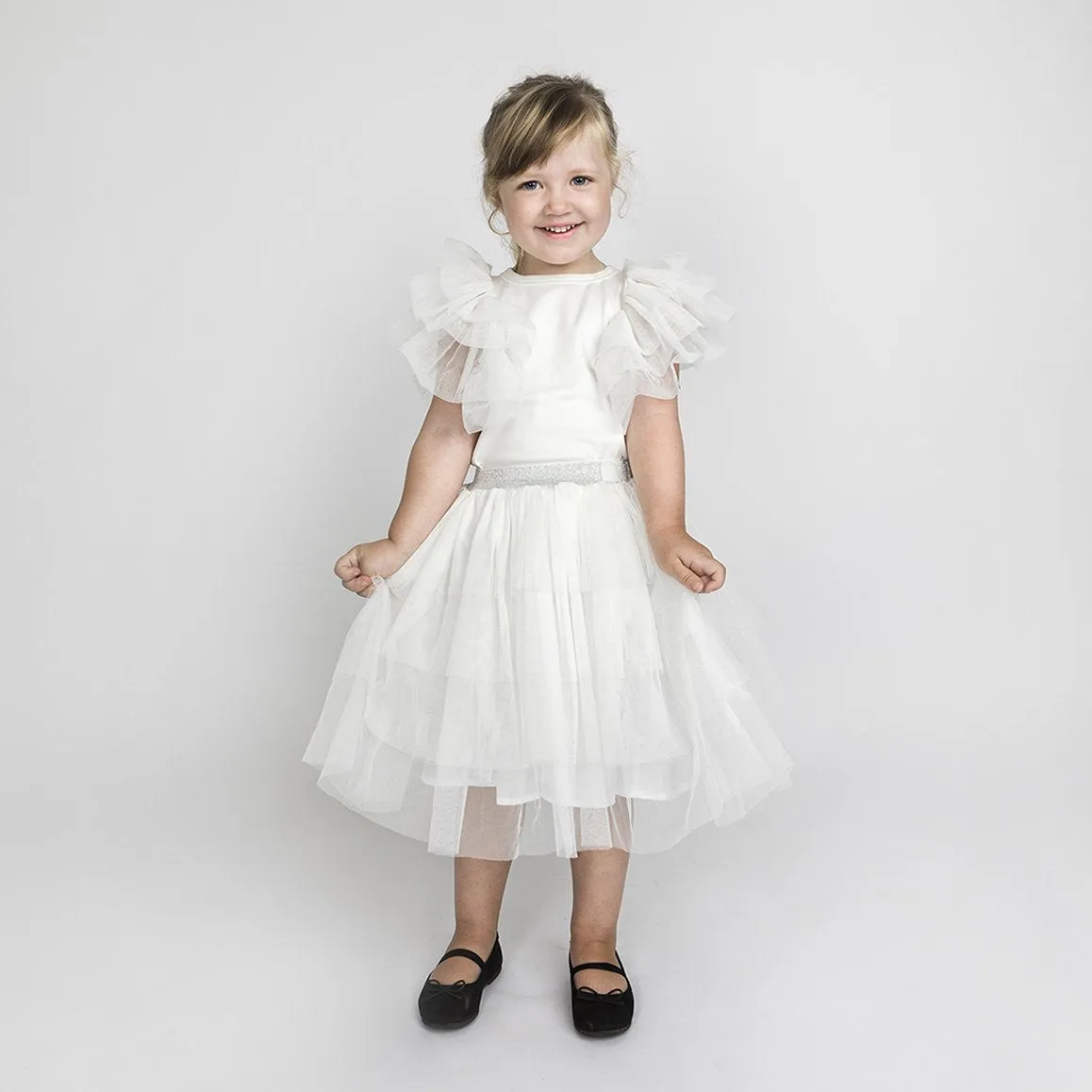 Crazy Tulle Skirt - White