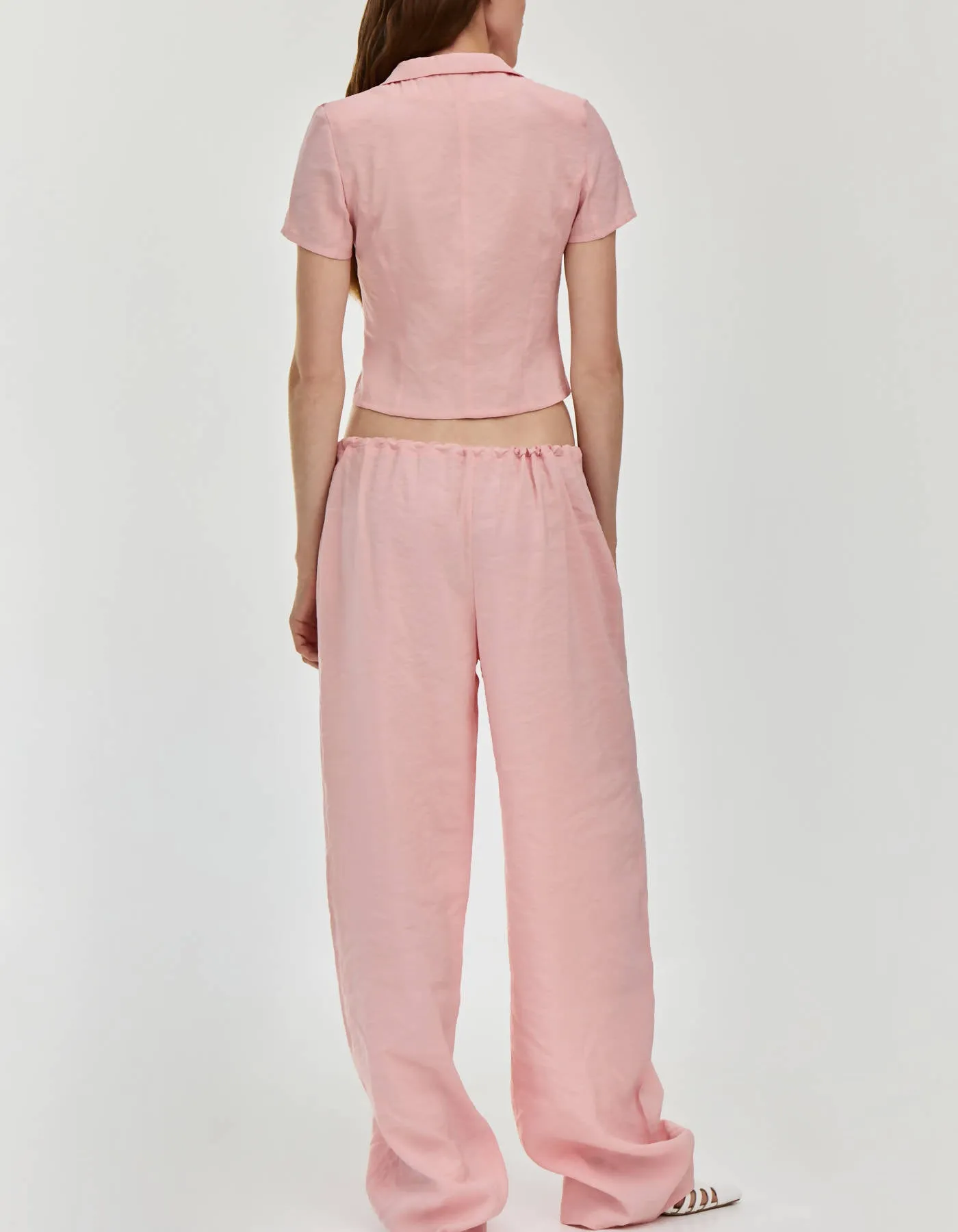 Cropped Jacket - Pink