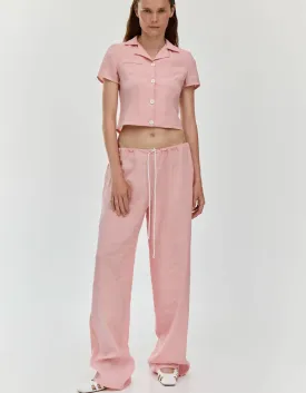 Cropped Jacket - Pink