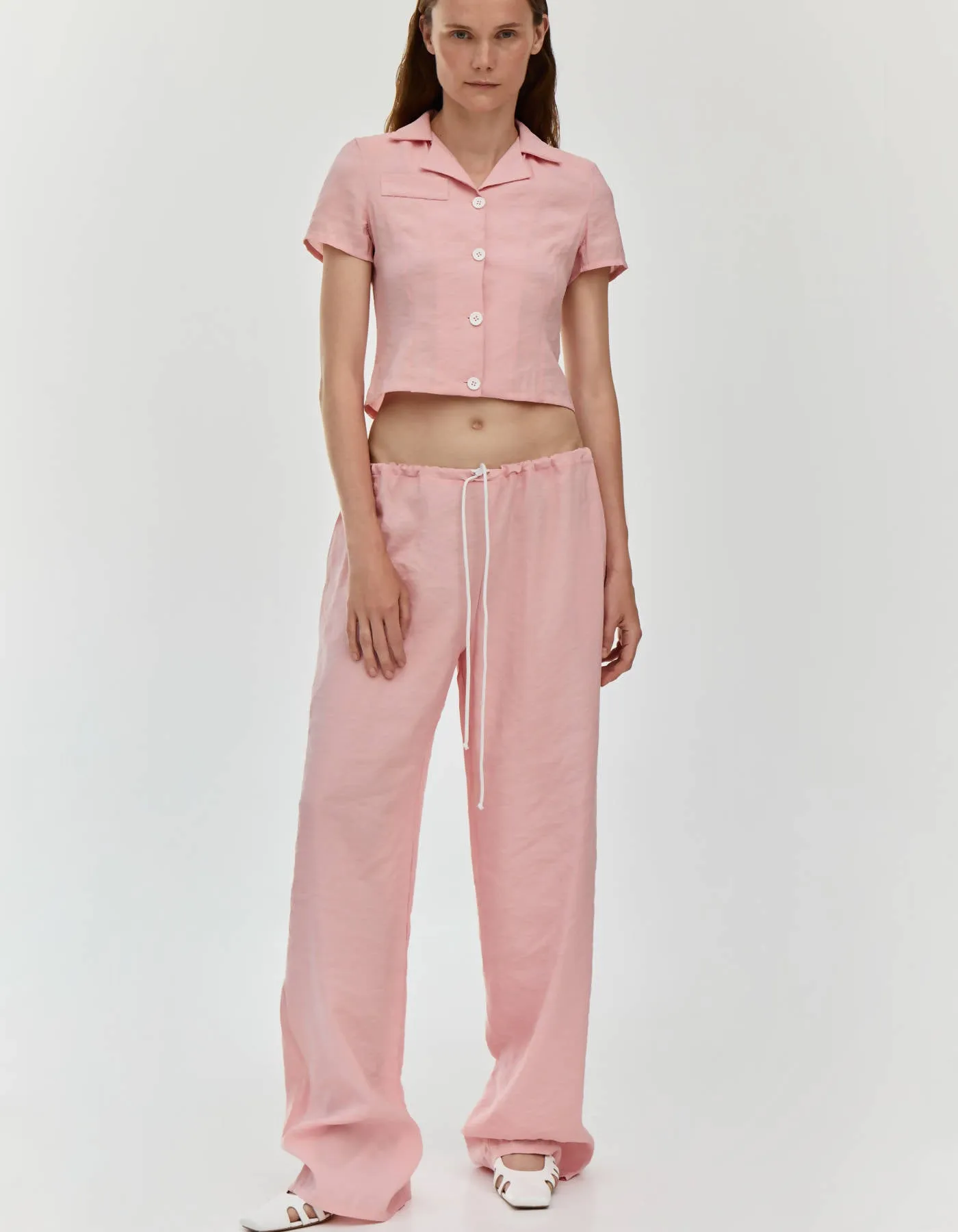 Cropped Jacket - Pink
