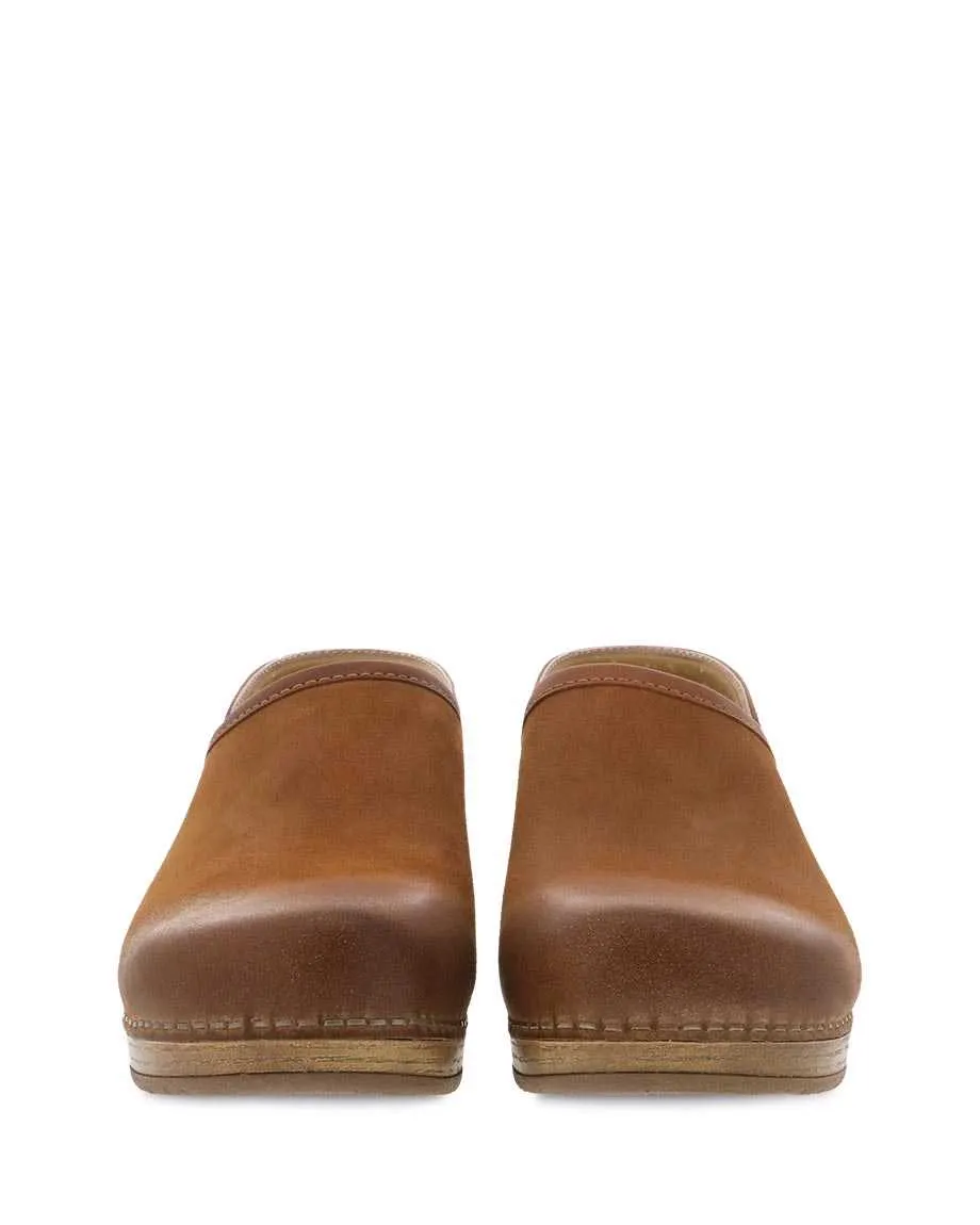 Dansko Women's Brenna Burnished Suede - Tan