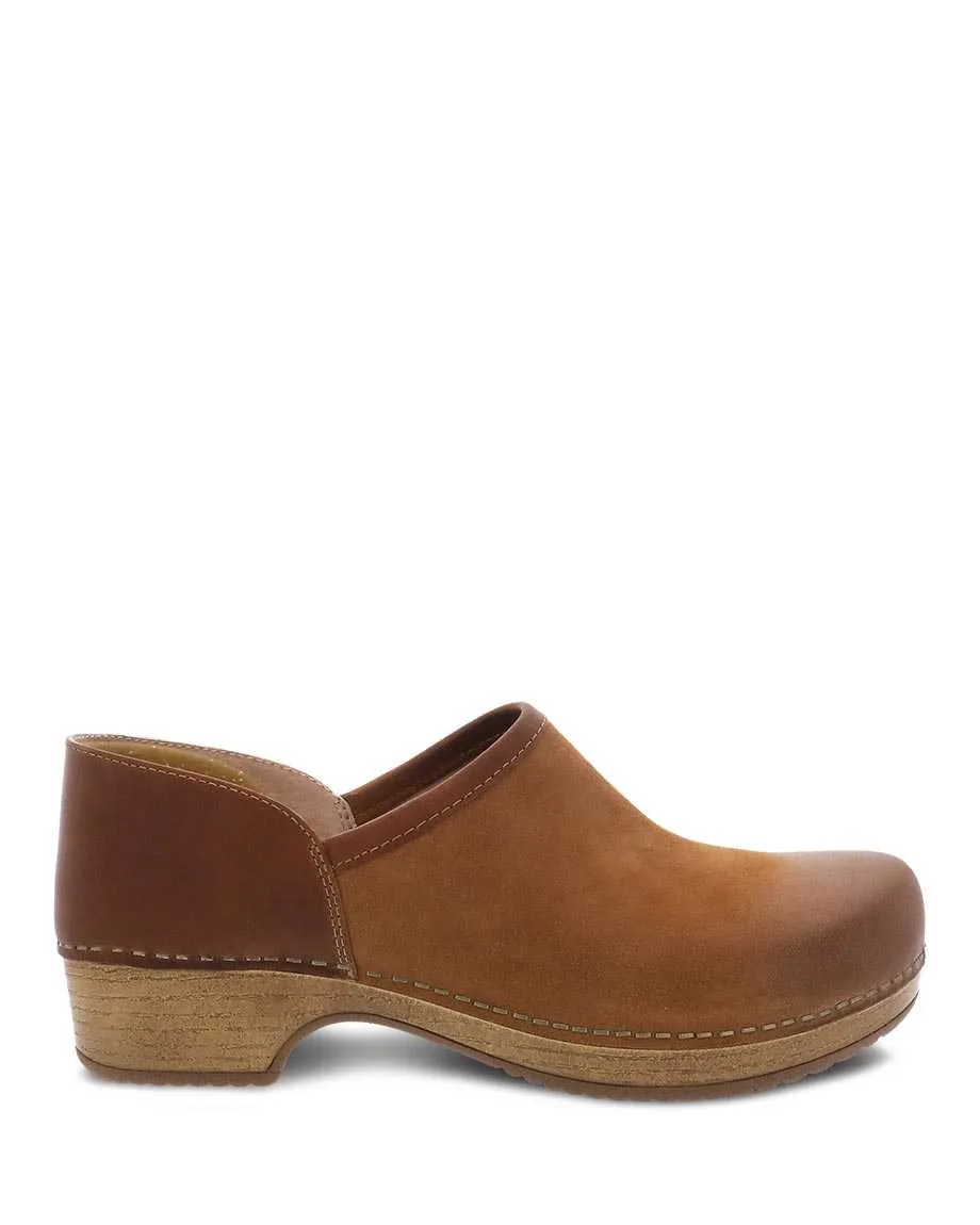 Dansko Women's Brenna Burnished Suede - Tan