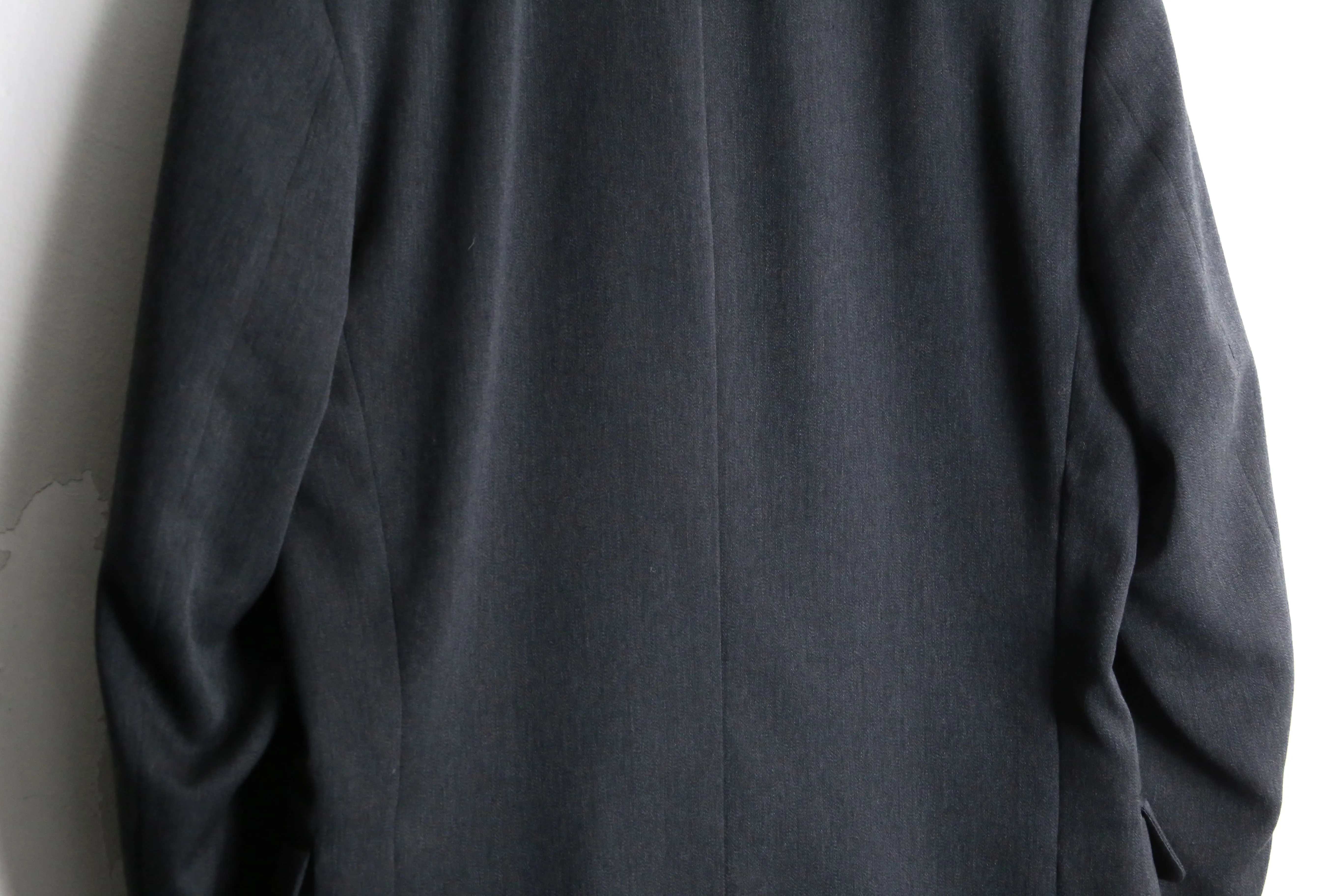 dark gray color double tailored jacket