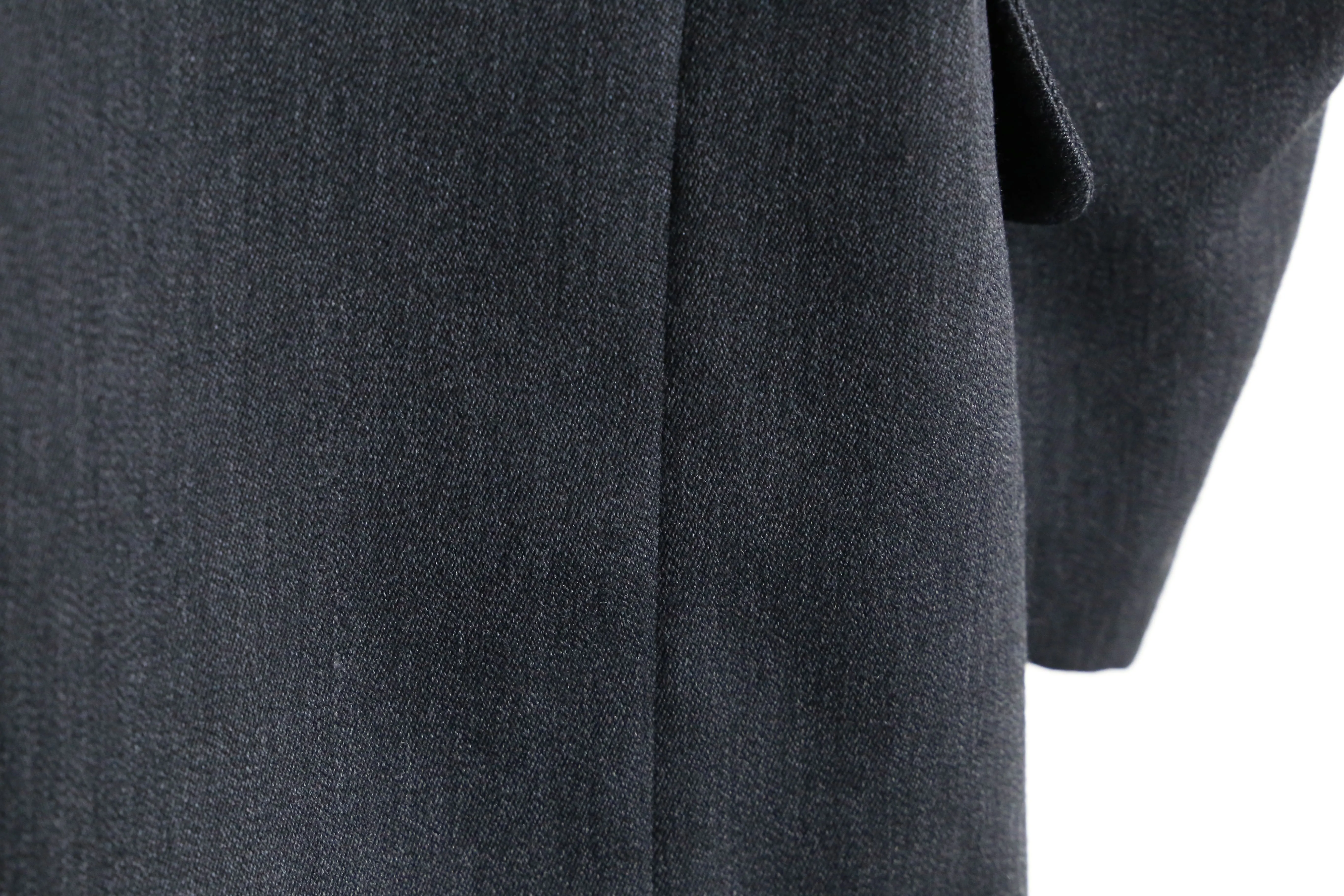 dark gray color double tailored jacket