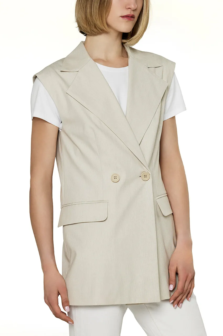 Double-Breasted Tailored Vest
