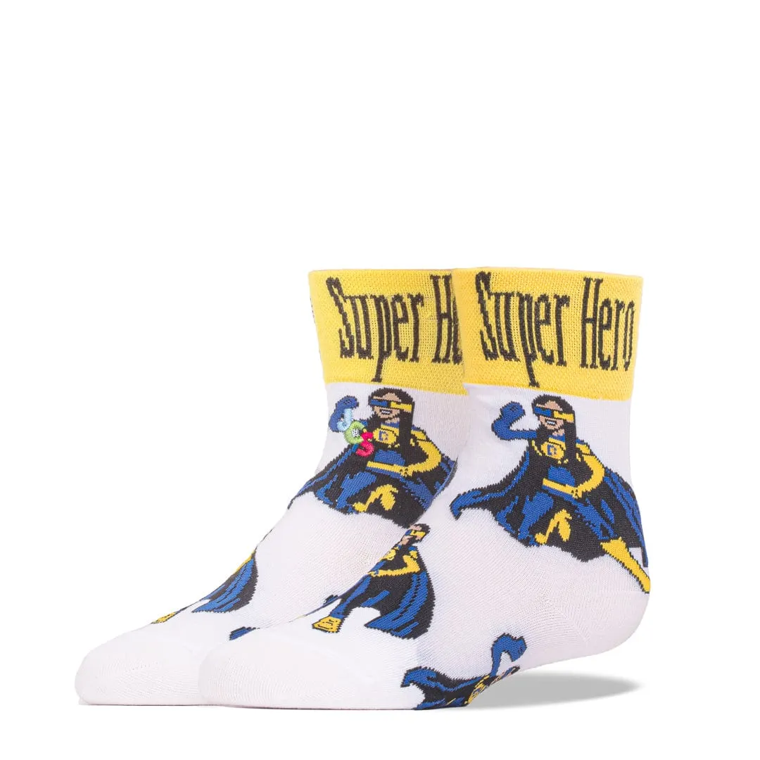 Down Syndrome Superhero Girl Crew Socks