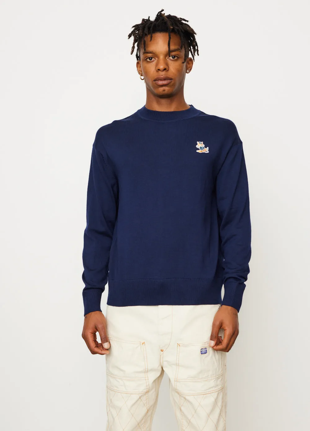 Dressed Fox Patch Relaxed Jumper