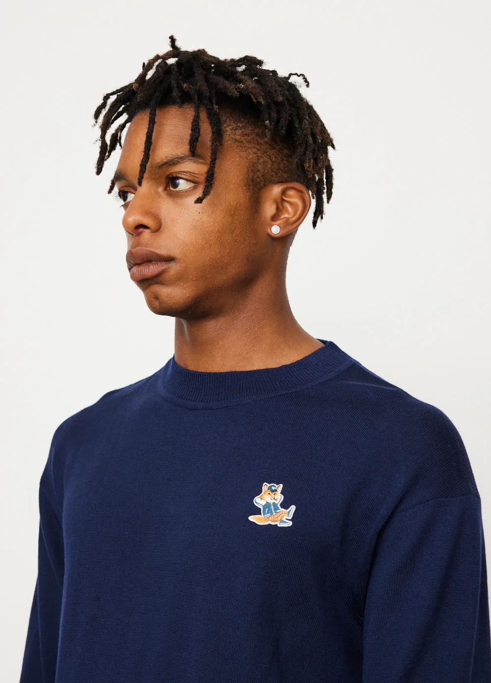 Dressed Fox Patch Relaxed Jumper