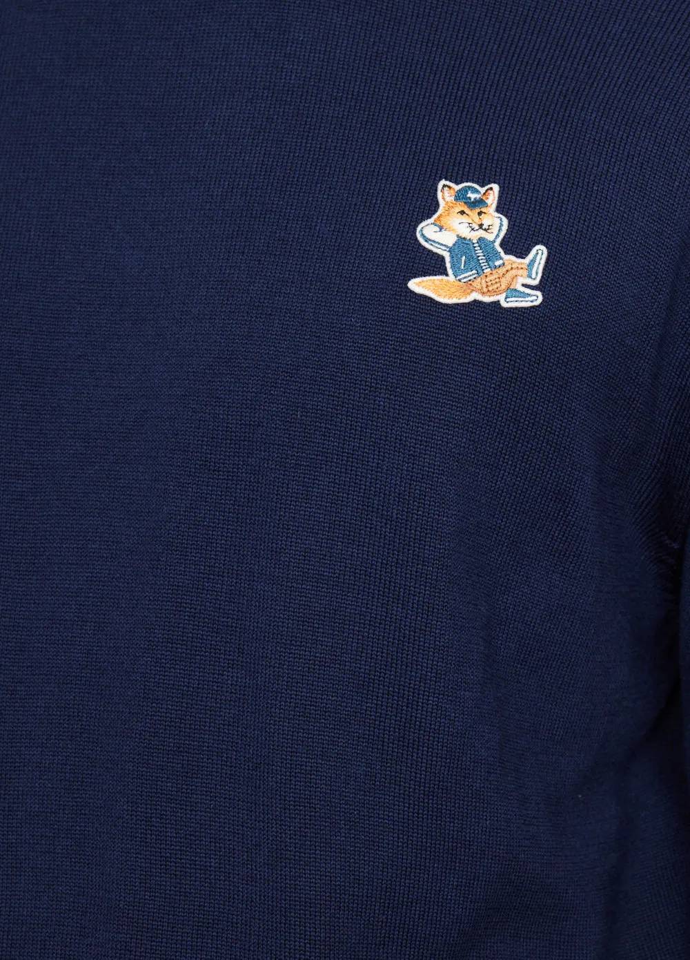 Dressed Fox Patch Relaxed Jumper