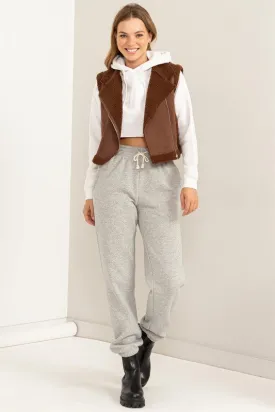 Faux Elevated Teddy Jacket