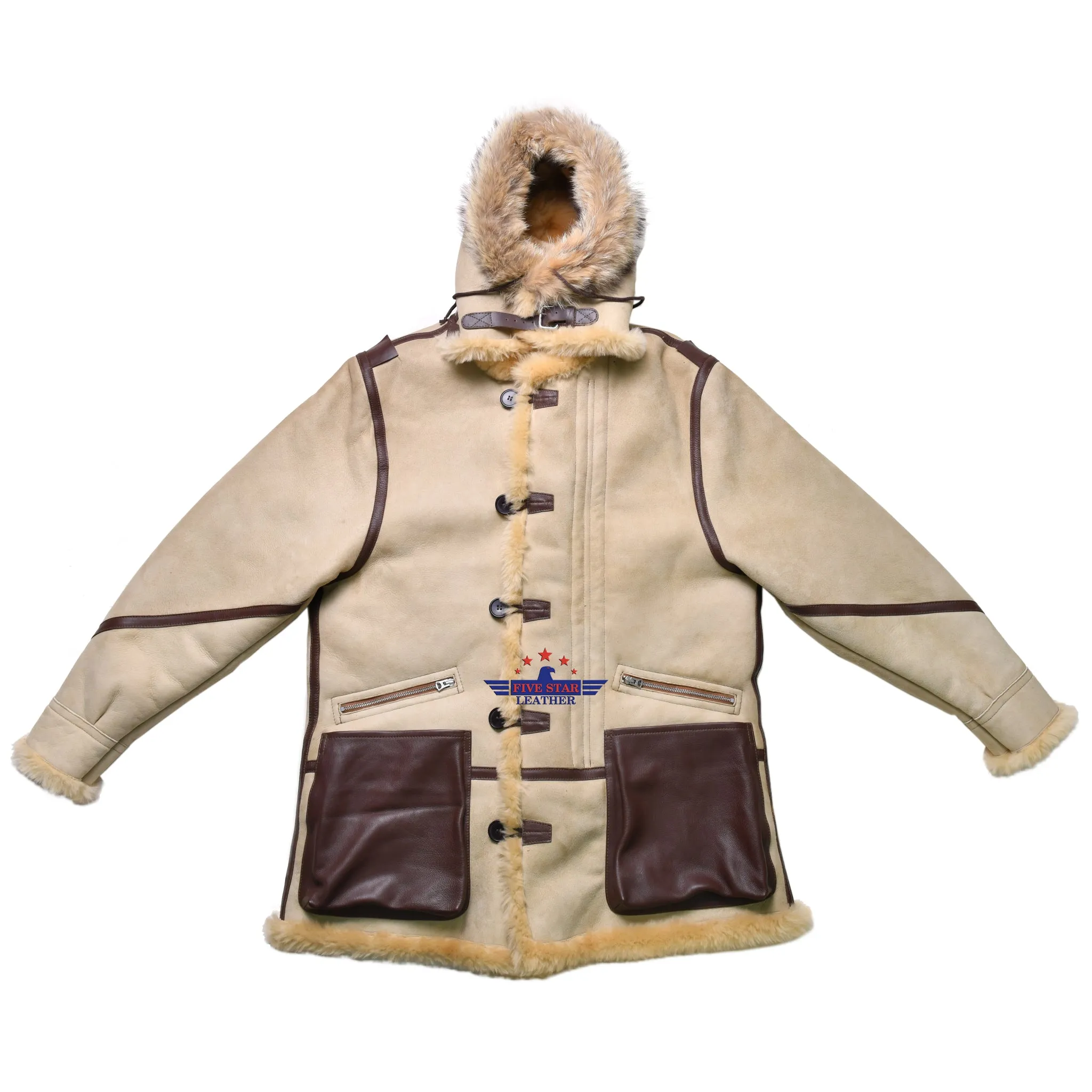 FiveStar Leather Repro WWII USAAF Type B-7 Parka SPEC. NO. 3120 ORDER NO. 42-1000-P