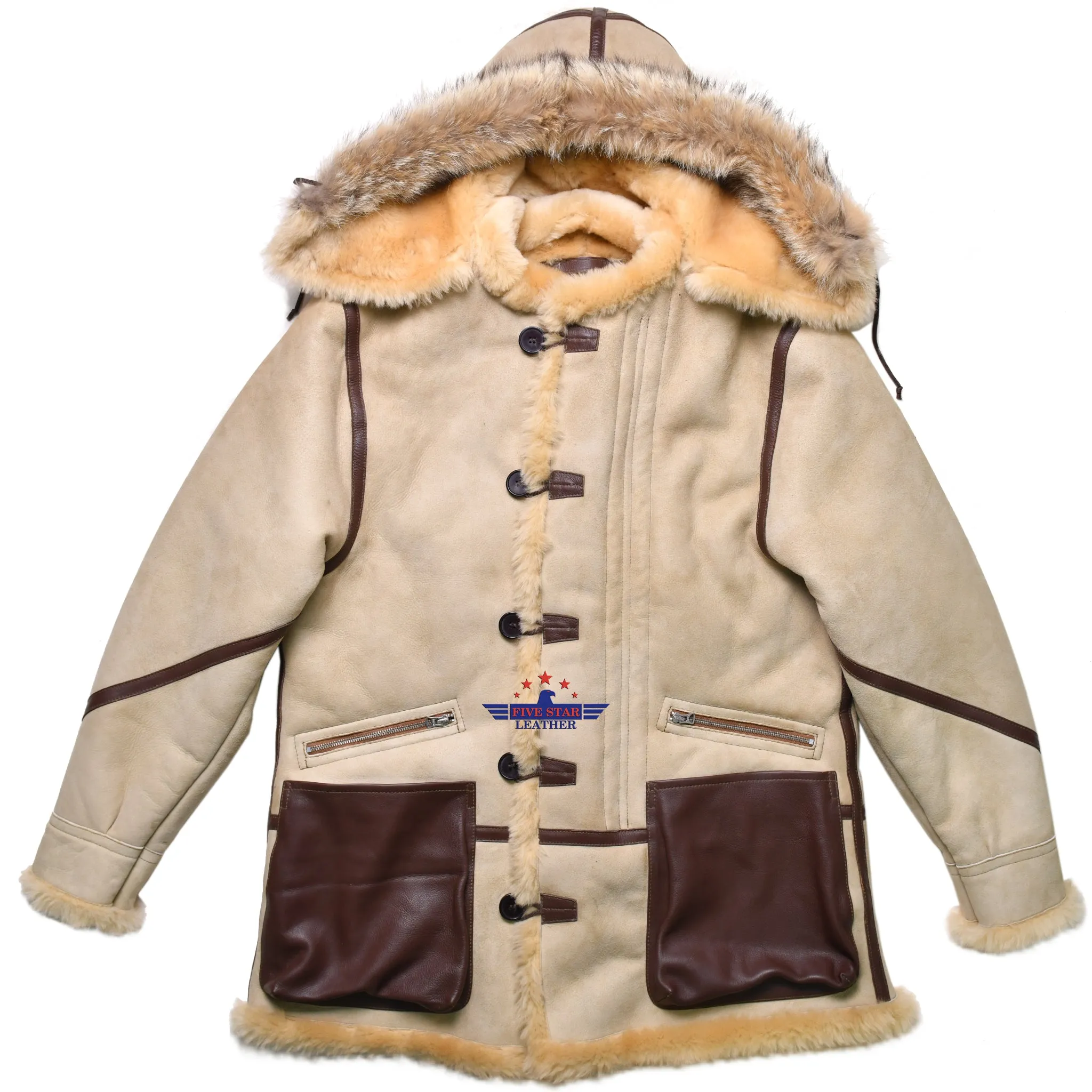 FiveStar Leather Repro WWII USAAF Type B-7 Parka SPEC. NO. 3120 ORDER NO. 42-1000-P