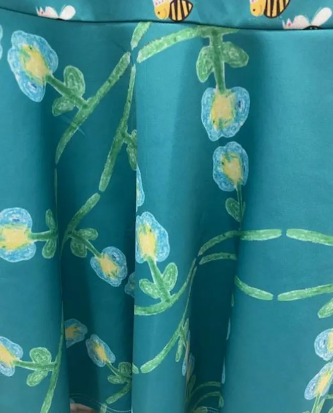 Flowers & Queen Bees Girls Juniors Dress