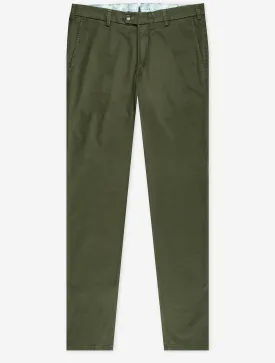 Green Lupus Cotton Mix Trouser