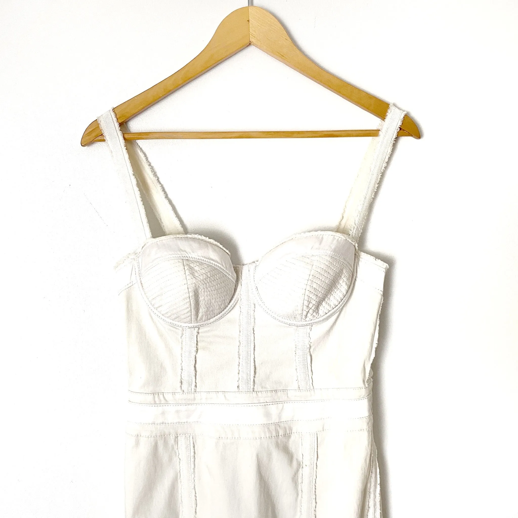 Guess by Marciano White Bustier Dress- Size 4 (see notes)