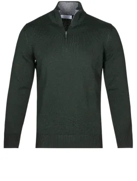 Half-Zip Jumper Green